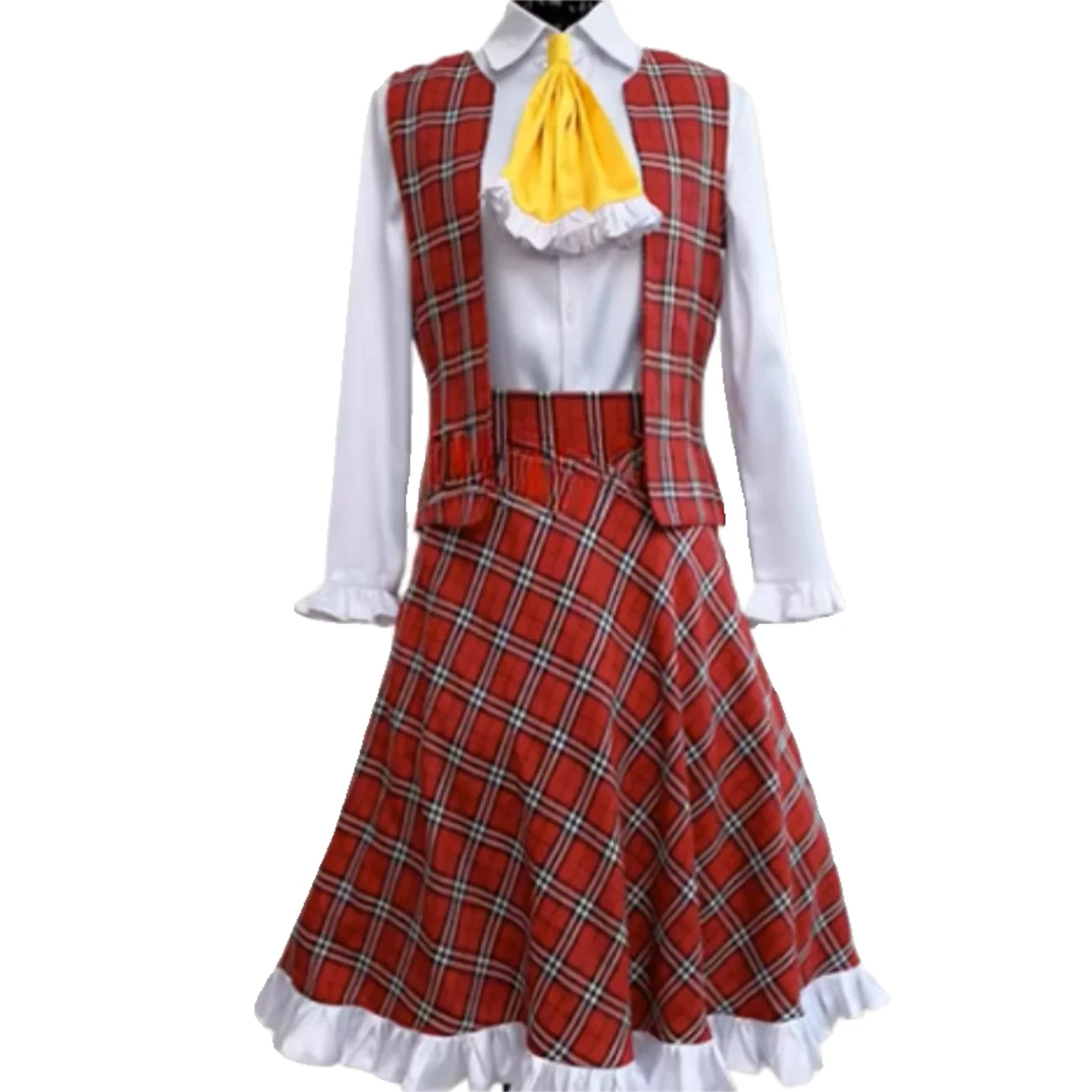 

Anime Cos Kazami Yuuka Cosplay Costume Party Uniform Suit Full Set Kawaii Dress