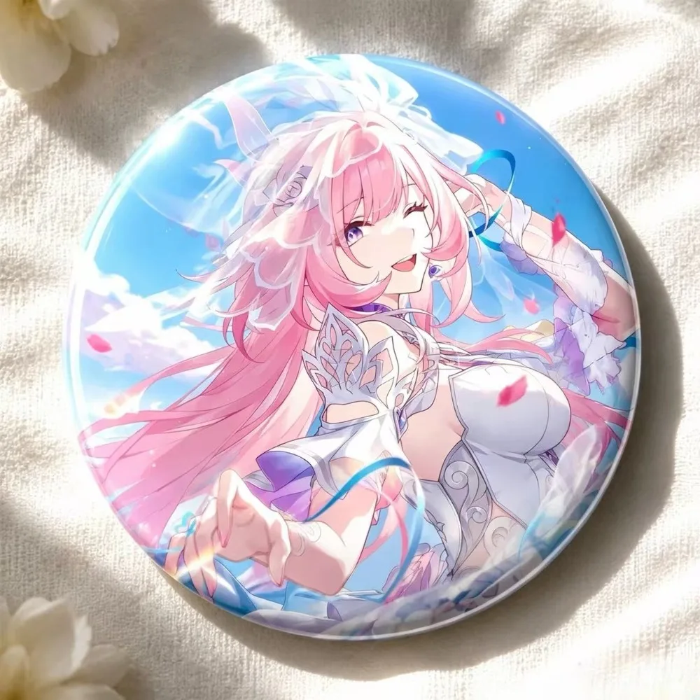 Game Honkai：Star Rail Cyrene Peripheral Badge Standing Card Transparent Laser Ticket Acrylic Decoration Crafts Figurine Keychian