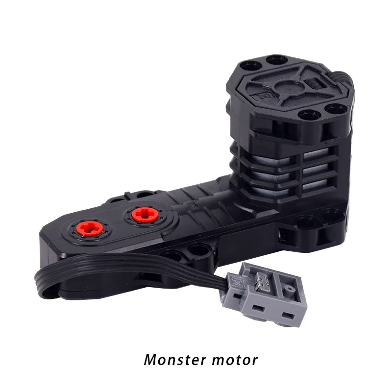 MOC Expert-función de potencia mejorada, piezas de Motor rojo, Servo Monster para 42143, 42115, DIY, ciudad, bloques de construcción creativos, juguete