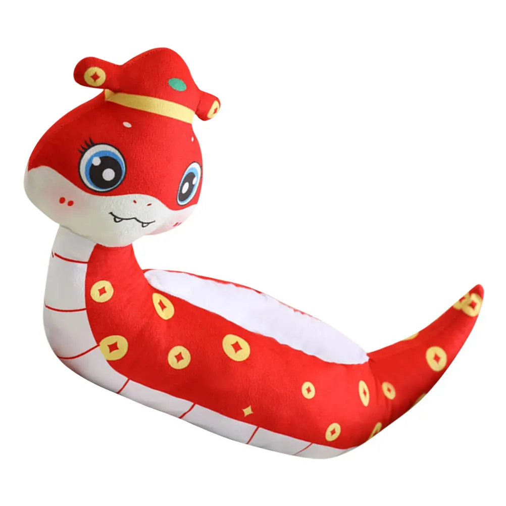 

1pcs Snake Head Hat Lightweight Cartoon Year Print Decorative Stuffed Animal Cosplay Performance Party Props