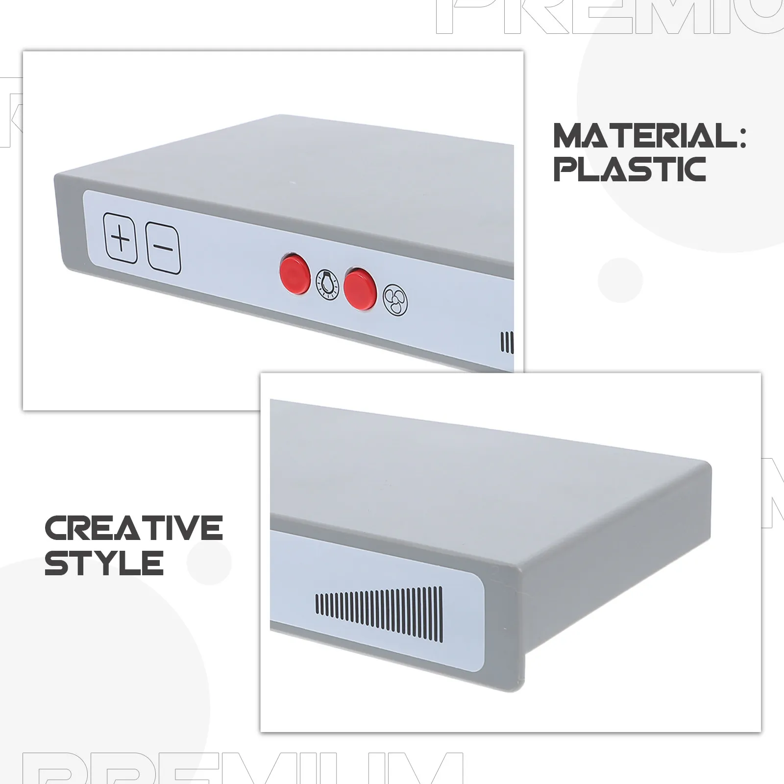 Mini Kitchen Hood for Toddlers Realistic LED Lights and Exhaust Sound Simulation Pretend Play Cooking Appliance Interactive