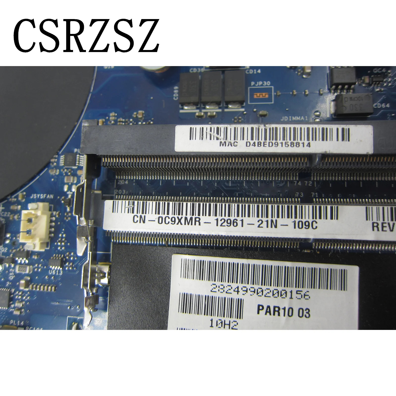 Imagem -03 - Motherboard para Dell Alienware M18x r1 Teste de Trabalho Perfeito para Laptop Cn0c9xmr 0c9xmr C9xmr La6571p