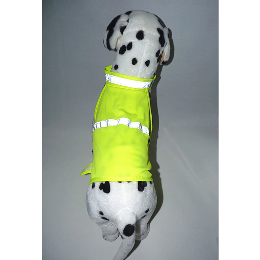

Dog Reflective Safety Vest Adjustable Breathable Pet Harness For Walking Hiking Running Outdoor Fluorescent Yellow L