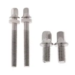 2 Pieces 10mm Drum Tension Rods Drum Bolts for Percussion Instrument Parts Accessories