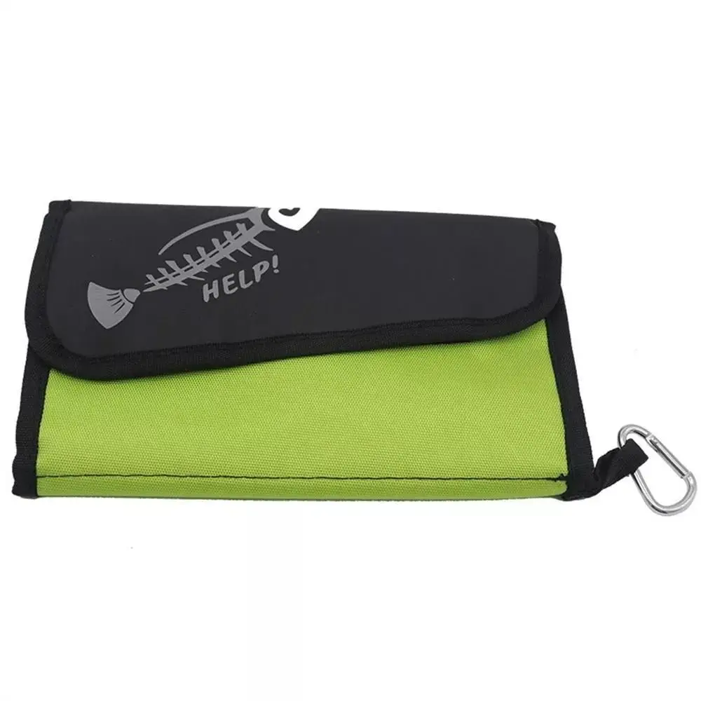 

New Oxford Fabric Fishing Lure Bags Folding Portable Fishing Bait Bag Practical Waterproof Storage Bag