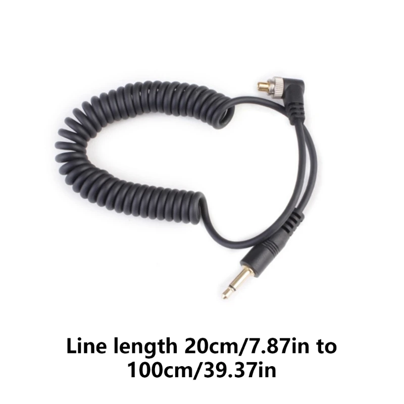 M17B ПК с разъемом 3,5 мм, кабель синхронизации со вспышкой, пружинный витой соединительный шнур, провод для фотосъемки с с