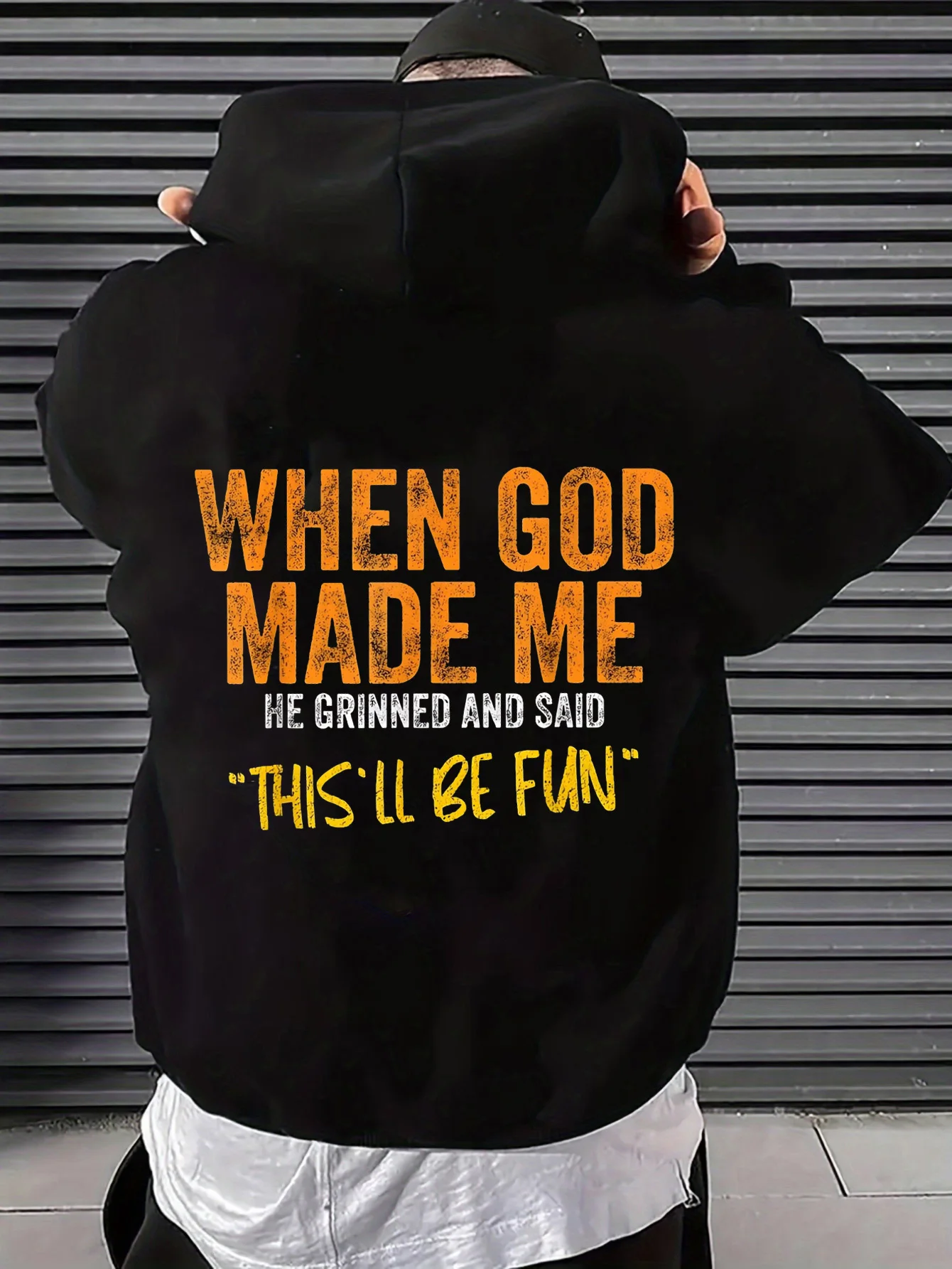 Men's Pullover Hoodie with 