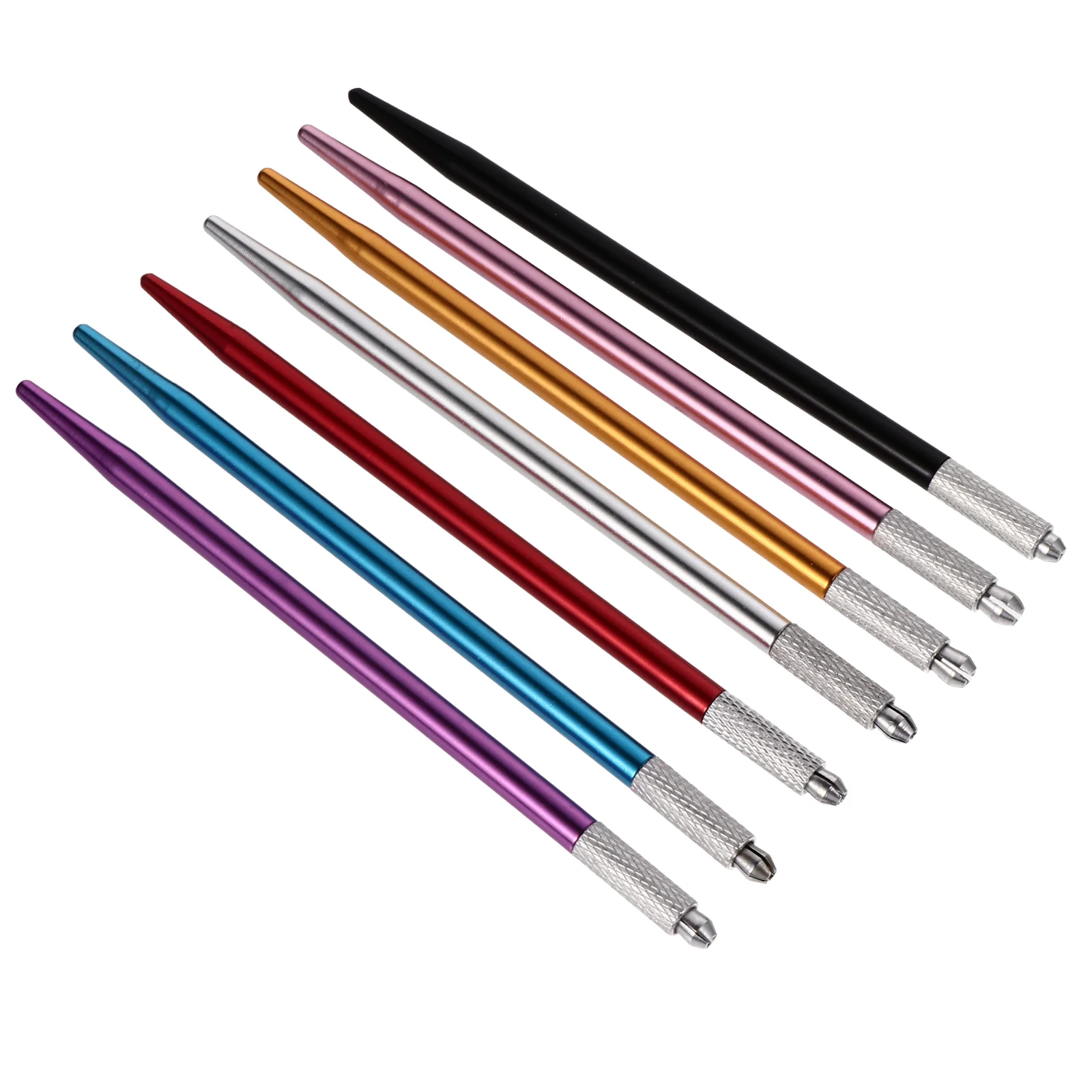 

7 шт. металлическая ручка для вышивания восковые наклейки закладка водостойкая бритва брови татуировки бровей карандаш
