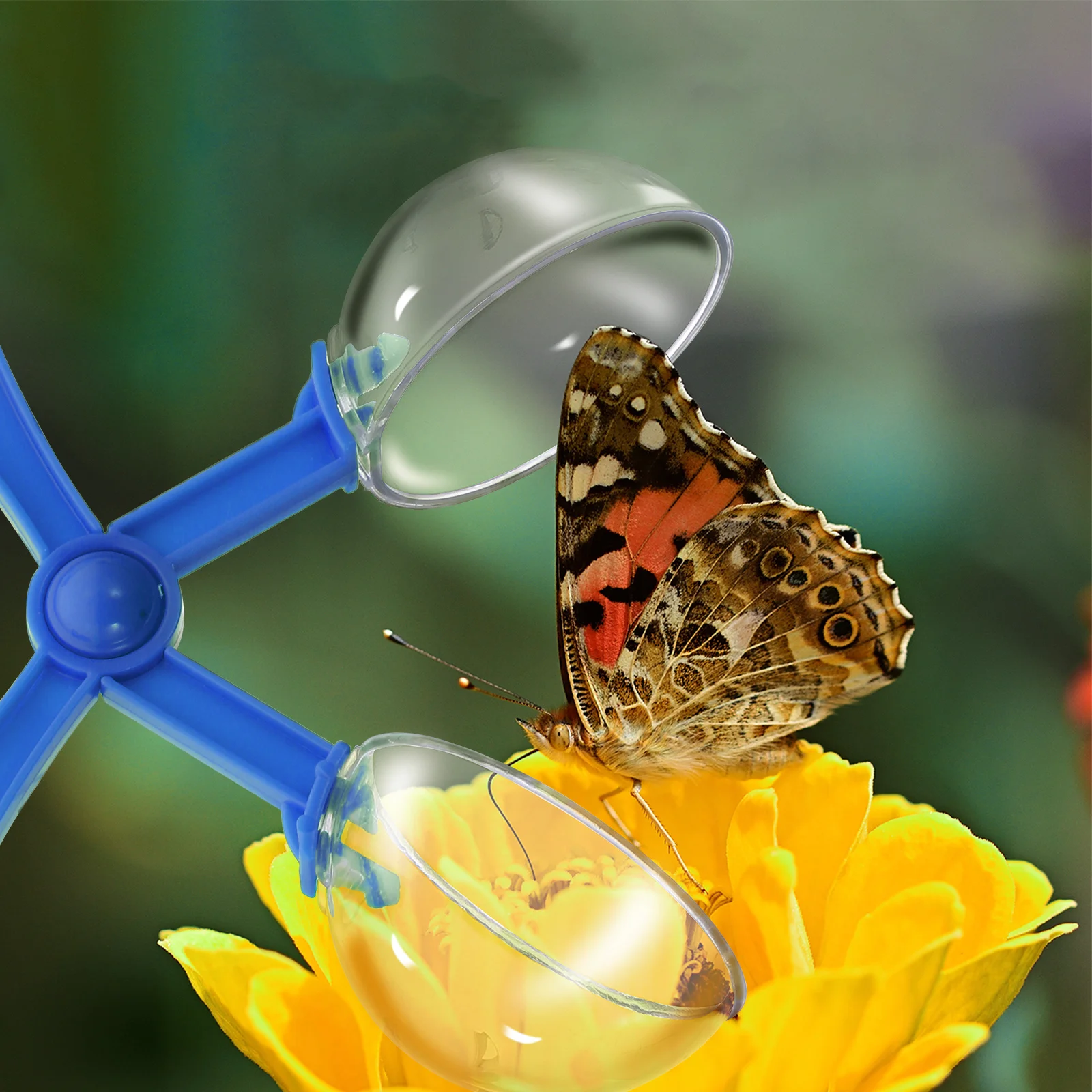 

8pcs Creative Catcher Funny Tongs Insects Catch Clamp Scissors Outdoor Toys for Kids Children (Blue + Pink + Orange + Yellow)