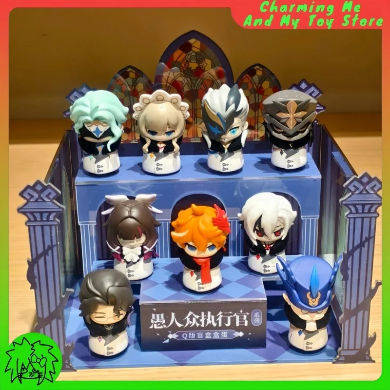 

Genshin Impact слепая коробка Foolish Executive Series, подлинная q-версия, загадочная коробка kawaii, подарок на Хэллоуин, день рождения для детей, игрушки