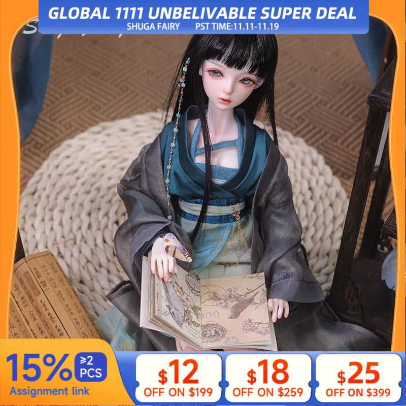 

Shuga Fairy Celia 1/4 BJD кукла-чайная комната Повседневный стиль модная шариковая шарнирная кукла с большой грудью Bjd кукла полный комплект Bjd 1/4
