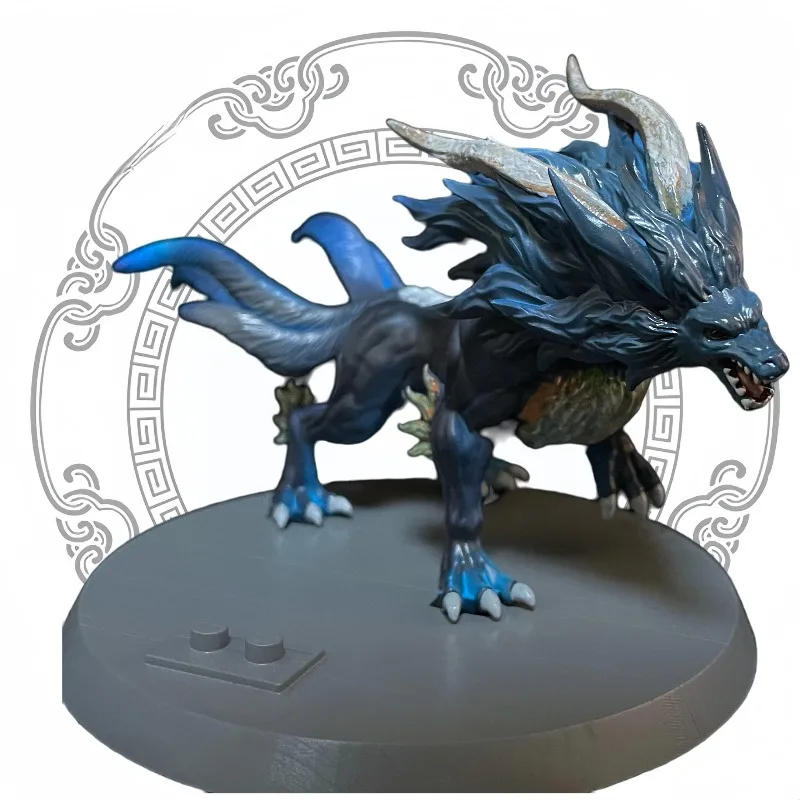 Klocki konstrukcyjne MOC Wojownik Yazi Mini Figurka Akcji Model do Składania Figurka Dekoracyjna Akcesoria z Kreskówek Anime Prezent dla Chłopców