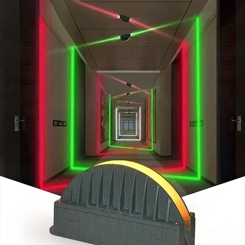 ShinyYing LED Linear Wall Lamp, Aluminum Spotlight Wall Washer, Narrow Beam Accent Light for Hotel Corridor, 110-240V