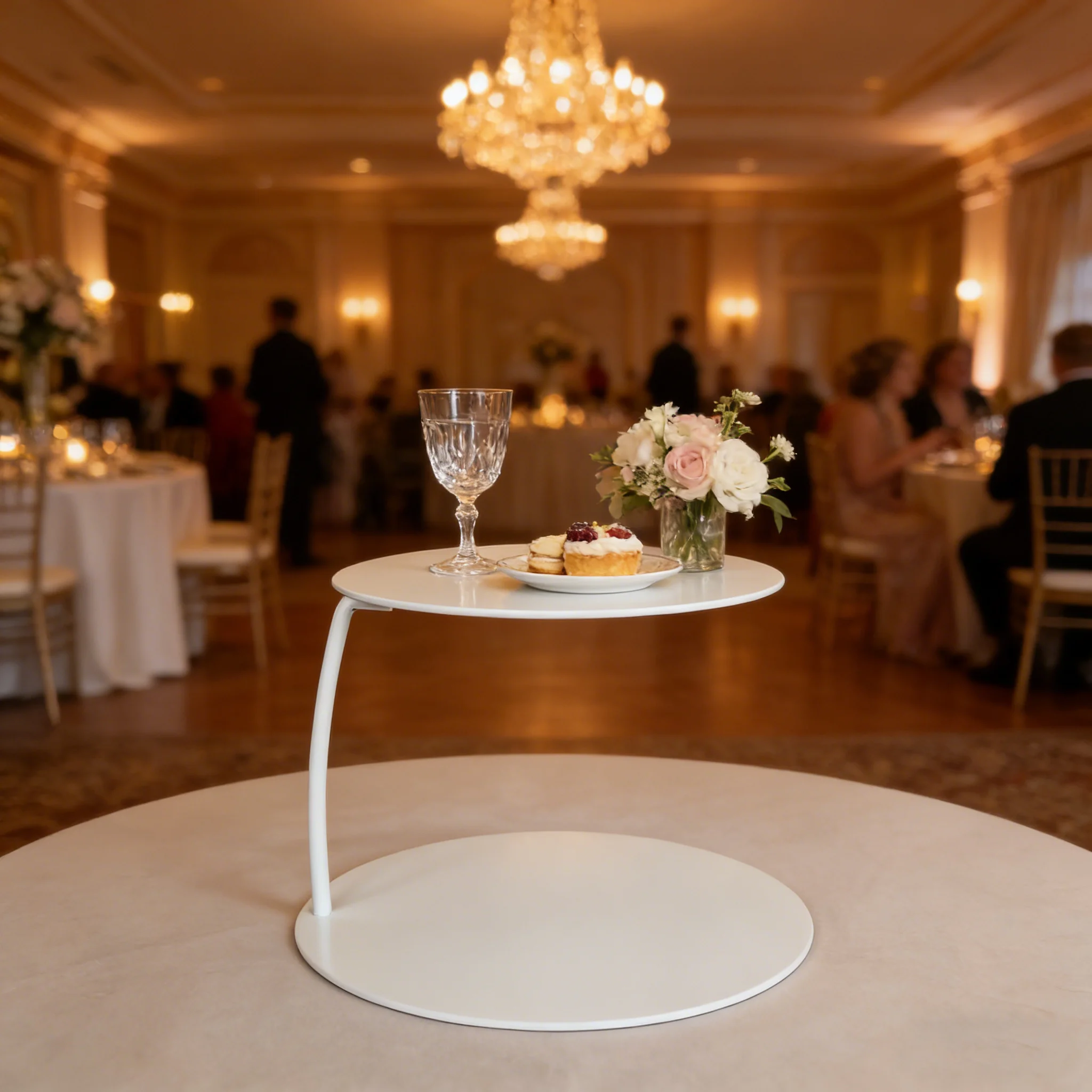 

Металлическая подставка для свадебного кекса, плавающий держатель для торта, разделитель для свадьбы, дня рождения, десерта, декоративная подставка