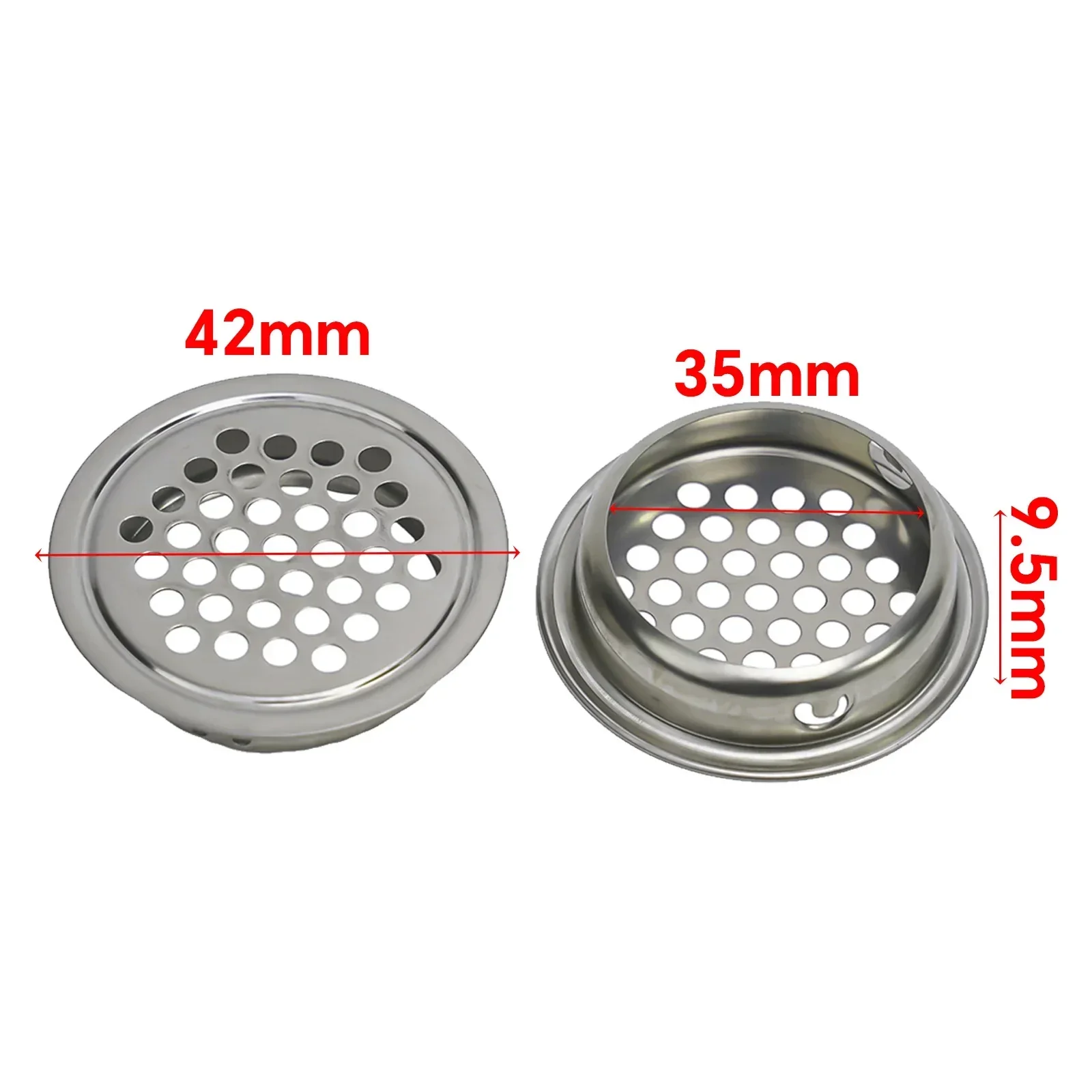 Stainless Steel Air Vent Grille Breathable Design Dustproof Windproof Perfect for Aeration and Venting 20pcs Pack