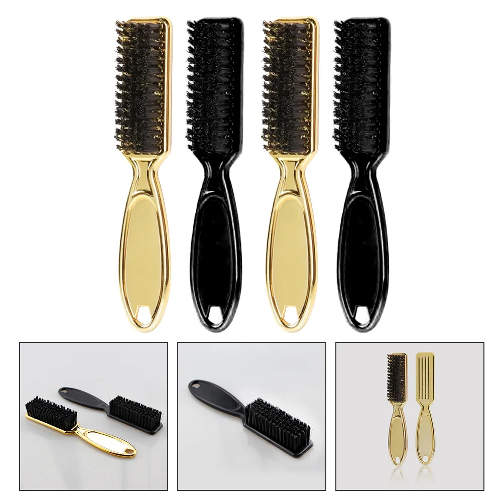 4 Pcs Cleaning Brush Beard Dust Hairdressing Salon Grease Styling Neck Duster Man