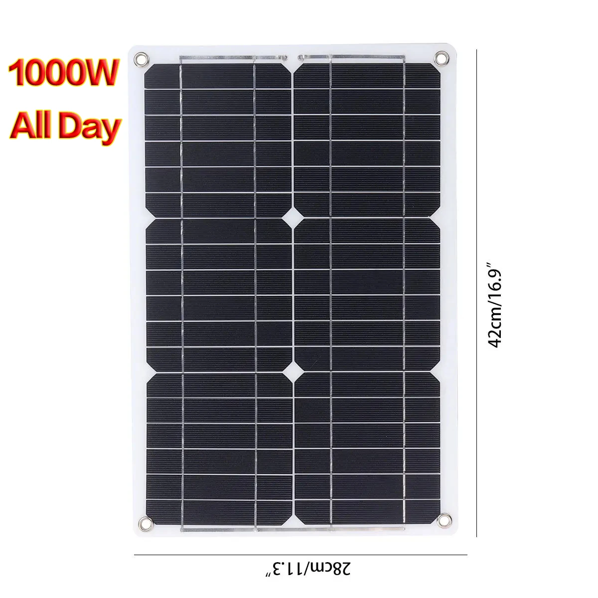 110V/220V Solar Panel System 12V 1000W Solar Panel Battery Charge Controller 4000W Solar Inverter Kit Complete Power Generation