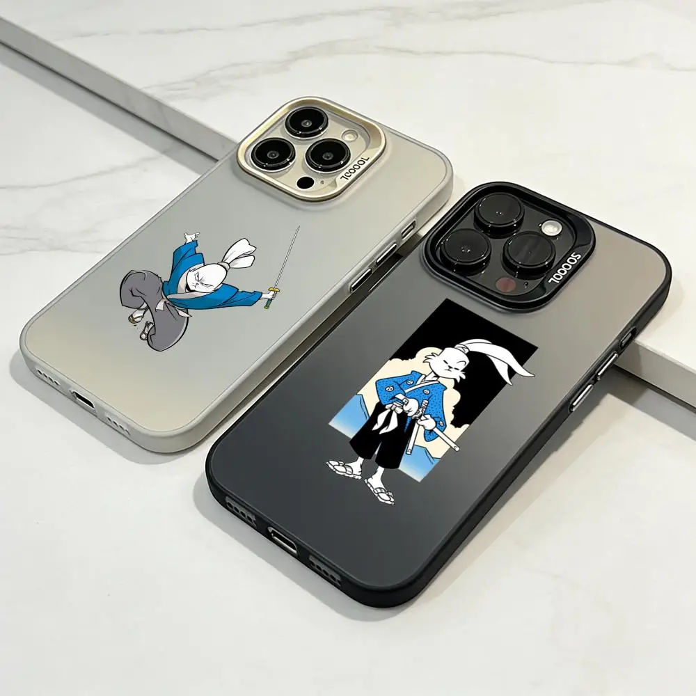 

Премиальный чехол для iPhone 16/15/14/13/12/17 Pro Max Plus, легкий и ударопрочный. У-Усаги Йоджимбо