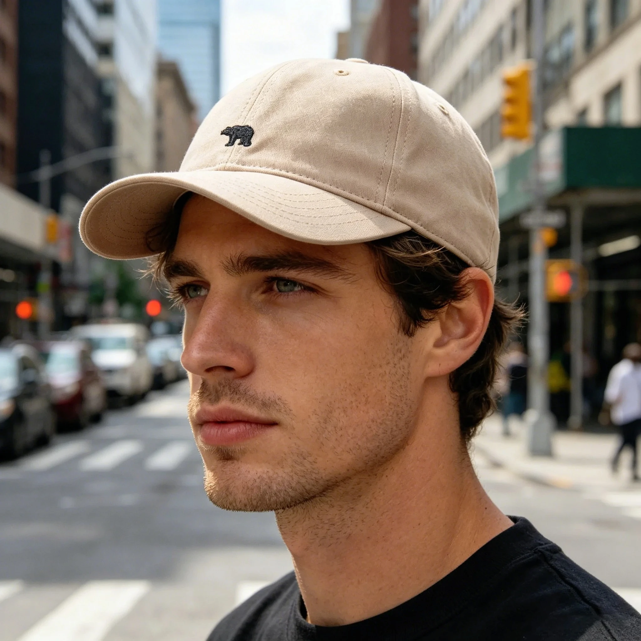 Boné de Beisebol Americano Novo e Moderno Arctic Bear: Versátil, com Aba Larga e Topo Macio, Ideal para Esportes ao Ar Livre e Proteção Solar