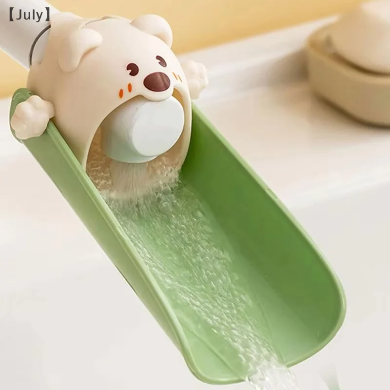 2 pezzi prolunga per rubinetto in silicone a forma di animale rubinetto per assistente acqua per lavaggio a mano per bambini esteso per cucina bagno asilo