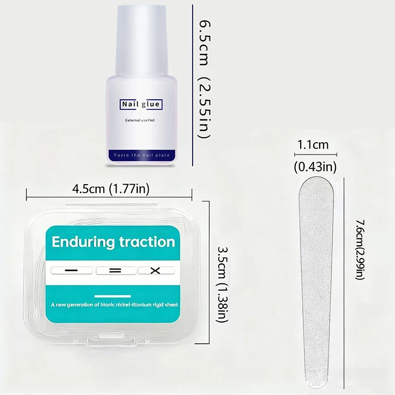 Strumento per la protezione delle dita dei piedi per la correzione dell'unghia del piede incarnita Adesivo per il trattamento delle unghie Strumento per pedicure della paronichia