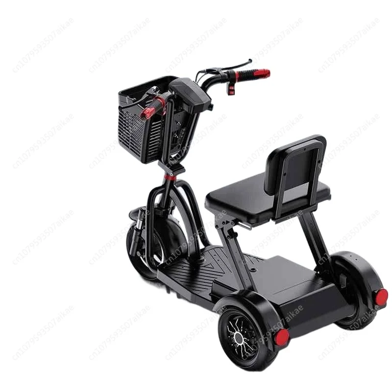 Elderly Scooter Electric Tricycle Battery Car Can Lift Rechargeable Lithium Battery Folding Portable Adult Motorcycle