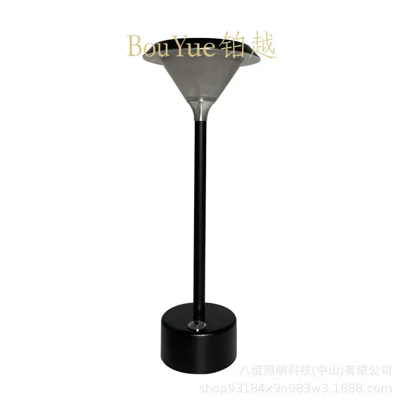 Nordic LED Night Light Rechargeable Bedside Lamp Creative Atmosphere Decor for Bedroom Bar Hotel Desk Simple Modern Design