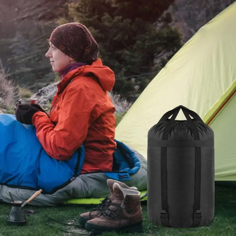 Compression Stuff Bag Waterproof Sleeping Bag Cover Sack Camping Hiking Backpacking Bag Compression Bag Clothes Bag