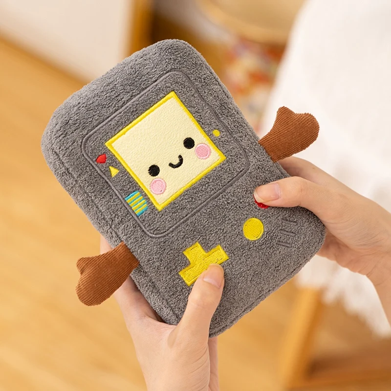 Wholesale Creative Fun Game Plush Toy Cartoon Games Beer Skateboard Game Console Handle Mobile Phone Game Enthusiast Collection
