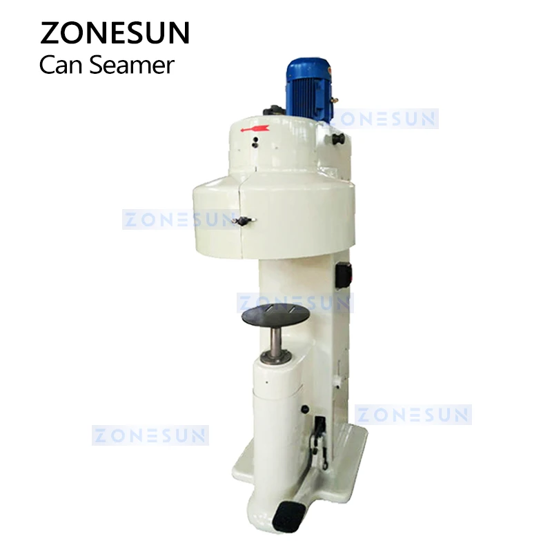 Zonesun Can Seamer Tin Can Sealing Machine Semi Automatic Large-sized Rectangular Can Seaming Equipment ZS-CS2