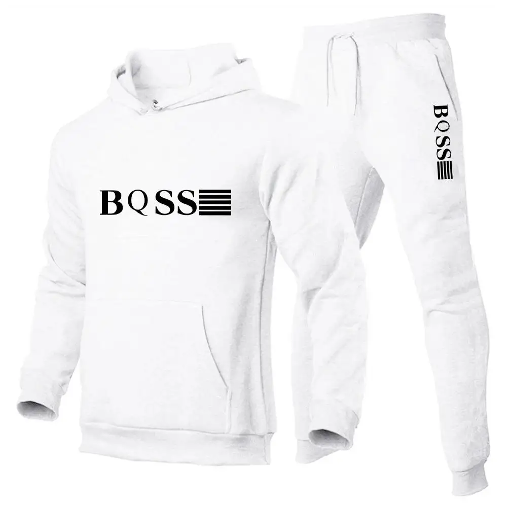 Men's Sports Suits Fashion Tracksuit Women Hoodies + Pants Two Pieces Sets Running Casual Sweatshirts Sweatpants Men's Clothing