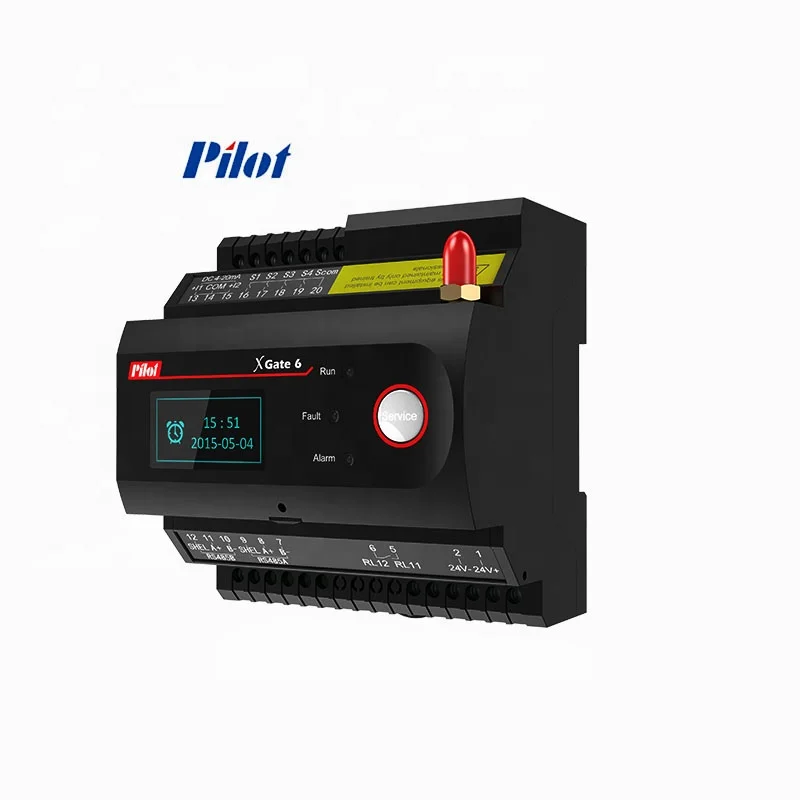 

Pilot Xgate6 Din Rail ports Energy meter Smart power meter iot gateway 4G wireless RS485 for industrial iot system solutio