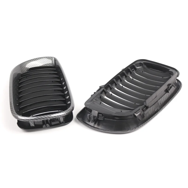 

2002-2005 For BMW 3 Series E46 320I 325I 325Xi 4Door Carbon Fiber Front Kidney Grille Replace 51137030545 51137030546