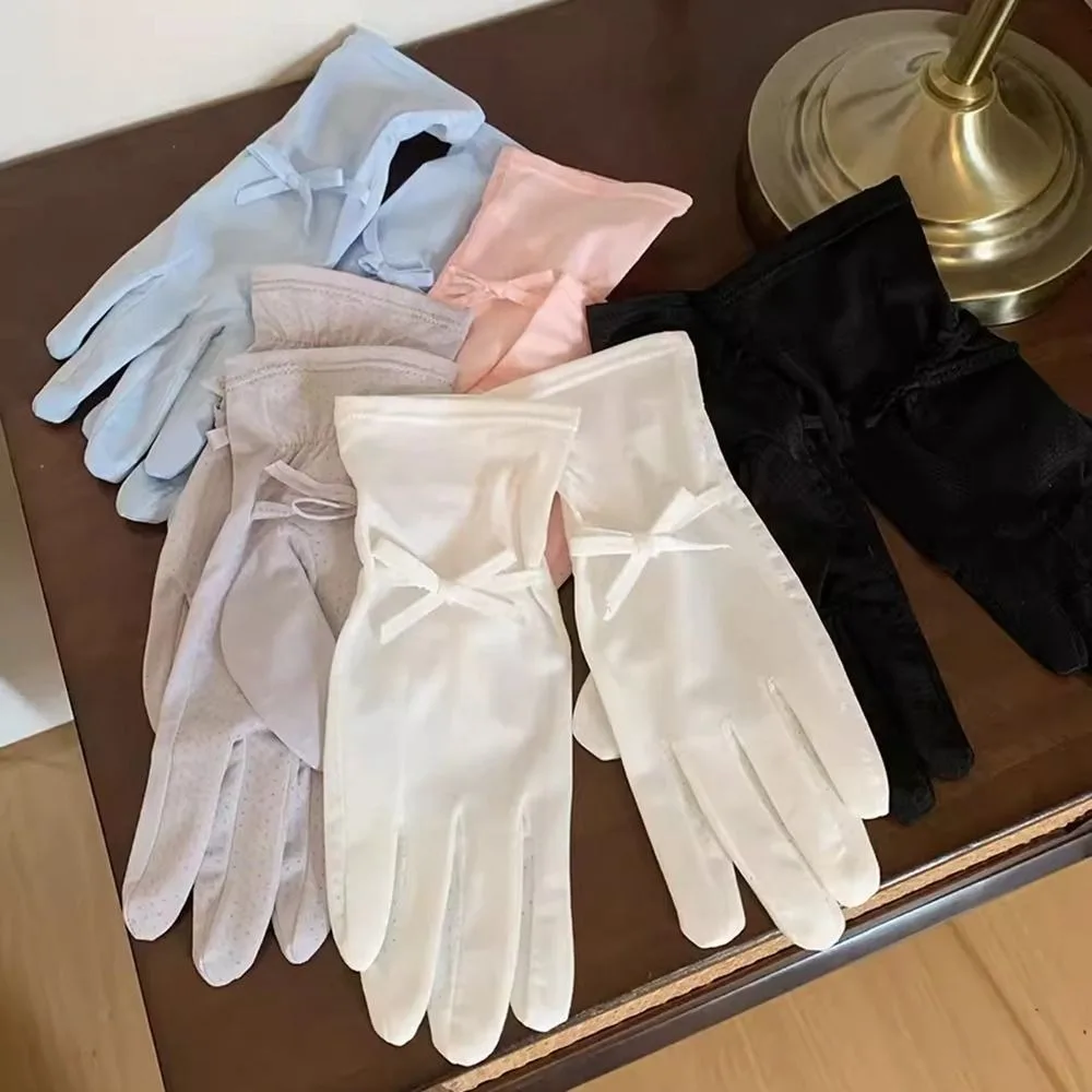 

Touch Screen Gloves Sun Protection Gloves Two Fingers Gloves Summer Sunscreen Ice Silk Gloves Non-slip Gloves Breathable