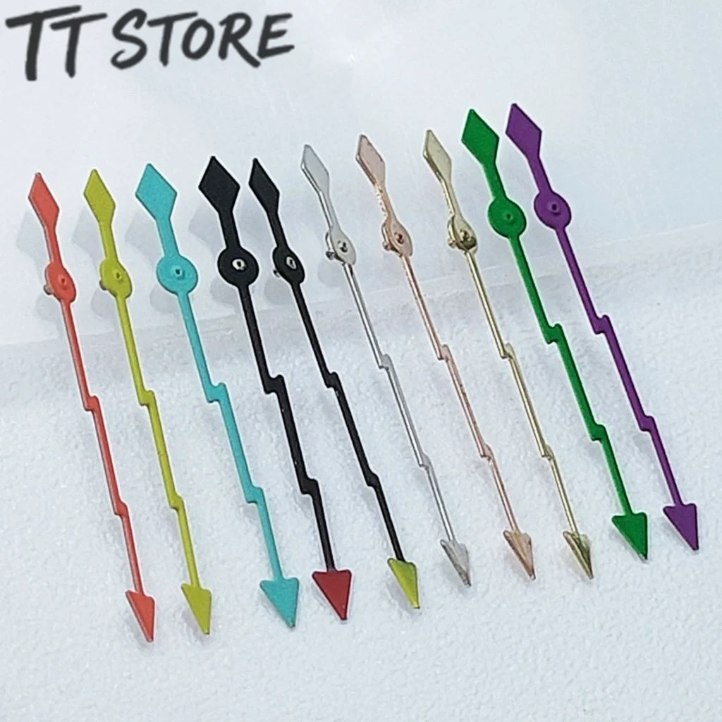 NH35 13 مللي متر الفضة الذهب أسود أحمر أخضر الأيدي البرق الساعات الثانية الإبر صالح NH35 4R35 NH36 4R36 حركة استبدال أجزاء