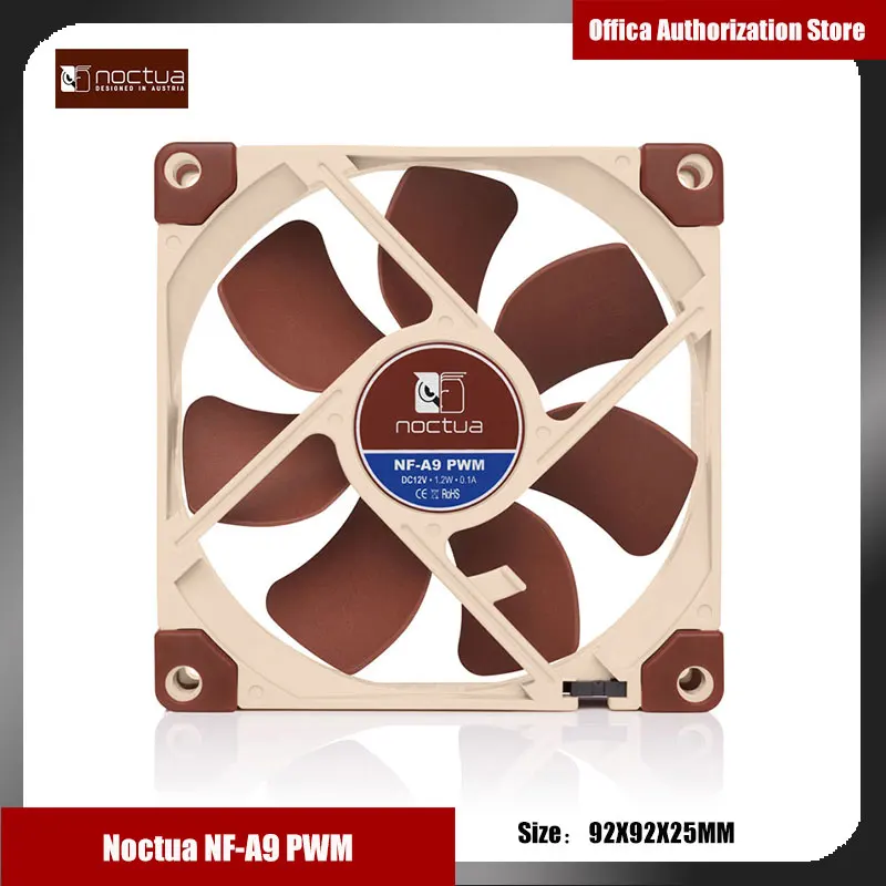 Imagem -03 - Notora Nf-a9 5v 12v 3pin 4pin 92x92x25 mm Ventilador Controle de Temperatura Inteligente Baixo Nível de Ruído e Alta Qualidade Cpu 9cm Case Ventilador