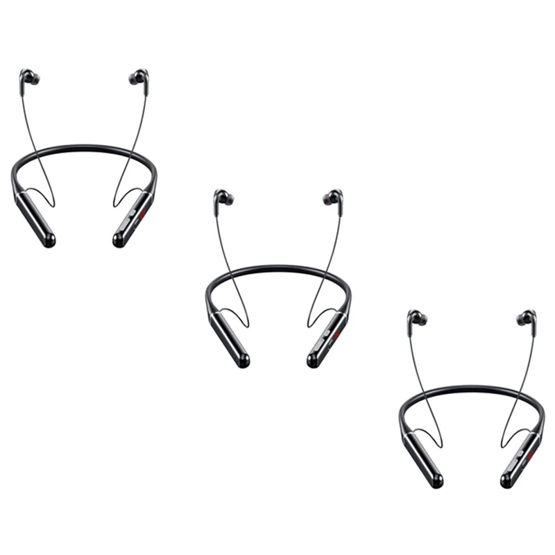 

3X S650 100 Hours Bluetooth Earphones Stereo Wireless Bluetooth Headphones Neckband Headset