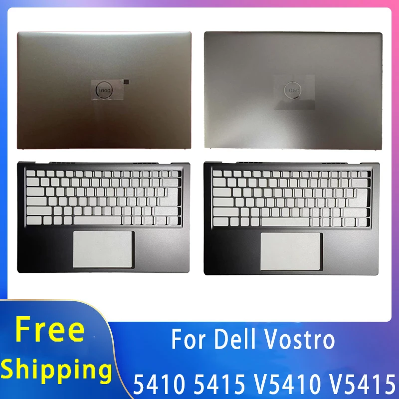 

New For Dell Vostro 5410 5415 V5410 V5415;Replacemen Laptop Accessories Lcd Back Cover/Palmrest With LOGO 07YJCD 0XKCPC