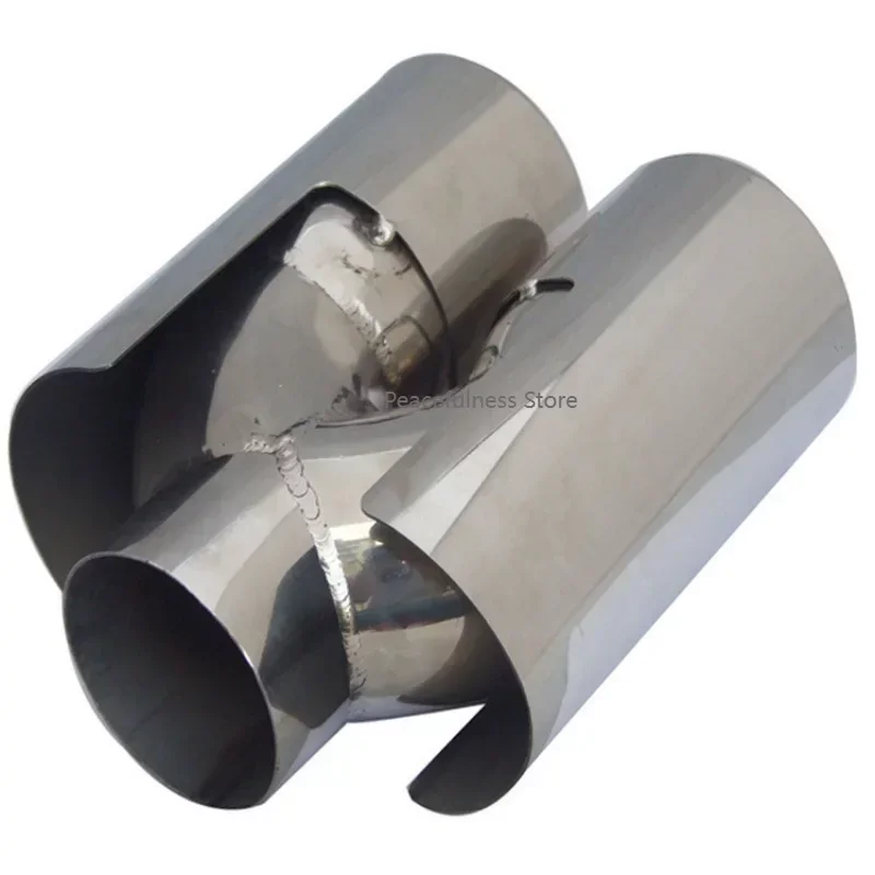 Suitable for BMW X1 one minute two welded models modified exhaust tailpipe / also have baked titanium blue