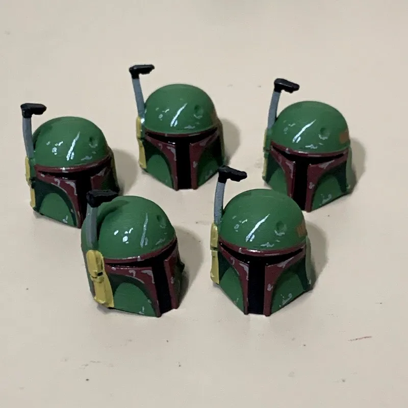 Lot 5PCS/10PCS Helmet Fits For 3.75'' Star Wars The Vintage Collection Boba Fett Tatooine Deluxe Action Figures Accessory Toys