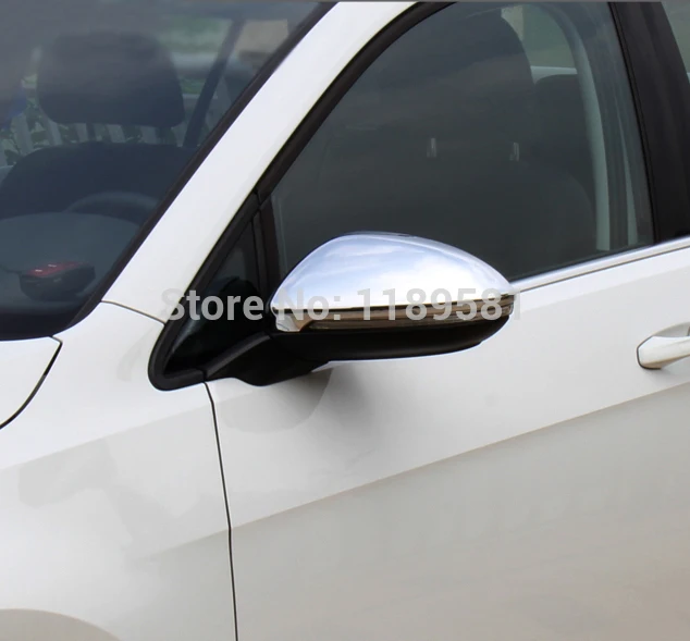 

Для VW Golf 7 MK7 2014 2015 2016 ABS хромированная крышка бокового зеркала, накладка, автомобильные аксессуары, наклейки