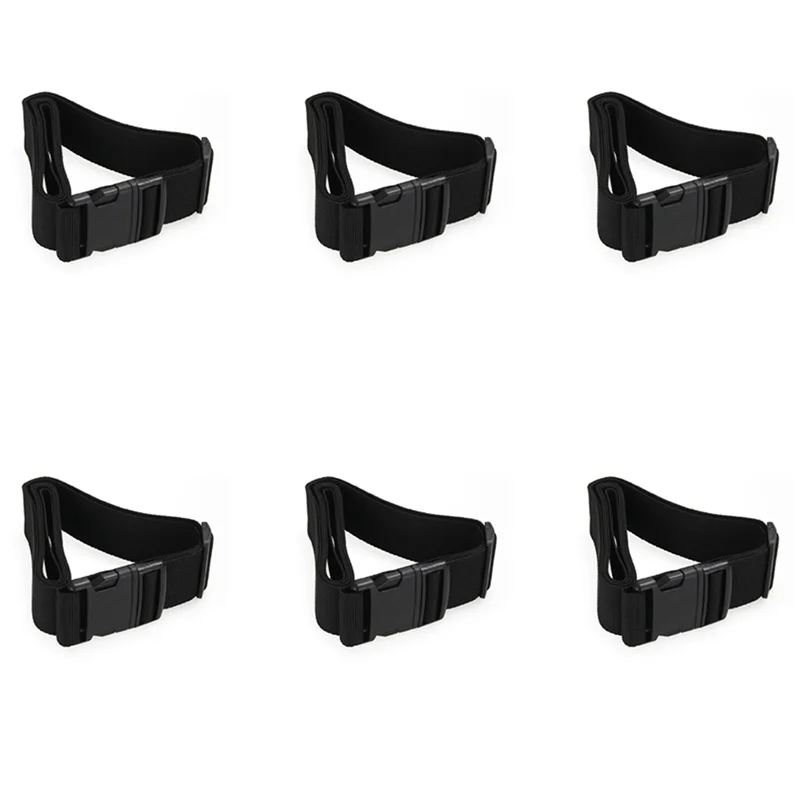 

AT33 6X Luggage Belt Strap Belt Cord Rope Black For Suitcase Travel Bag 2M