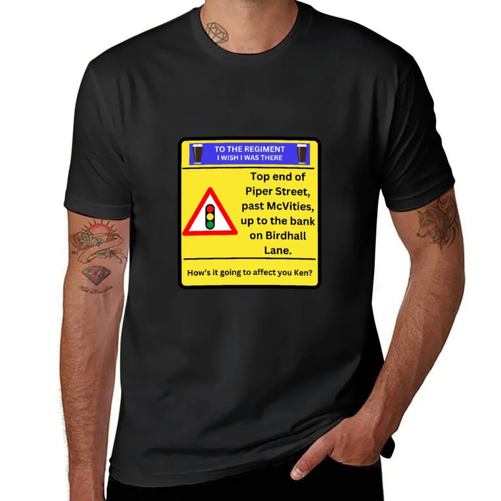 

Early Doors - Temporary Traffic Lights Diversion T-Shirt anime clothes man t shirt T-shirt men