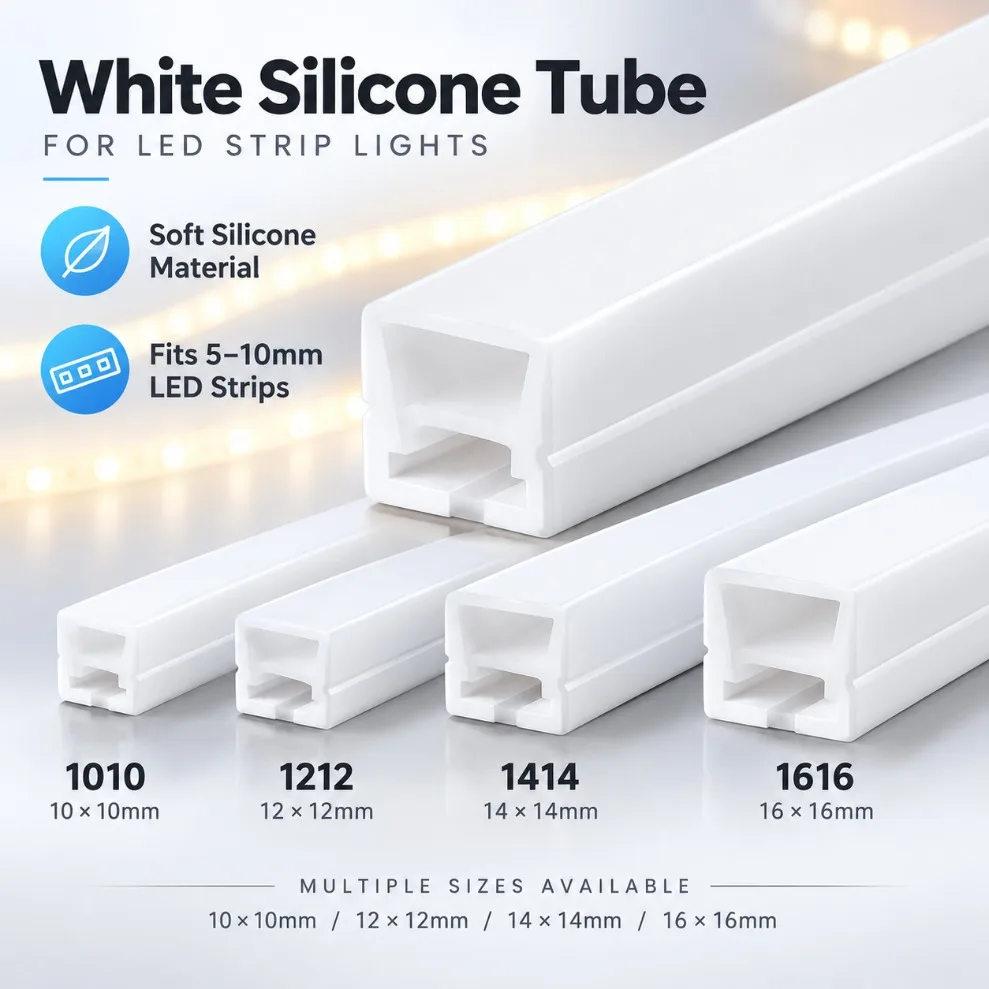 IP67 Waterproof Silicone Neon Rope Light Flexible Gel Tube For WS2811 WS2812B WS2815 5050 RGB LED Strip Outdoor Decor Decoration
