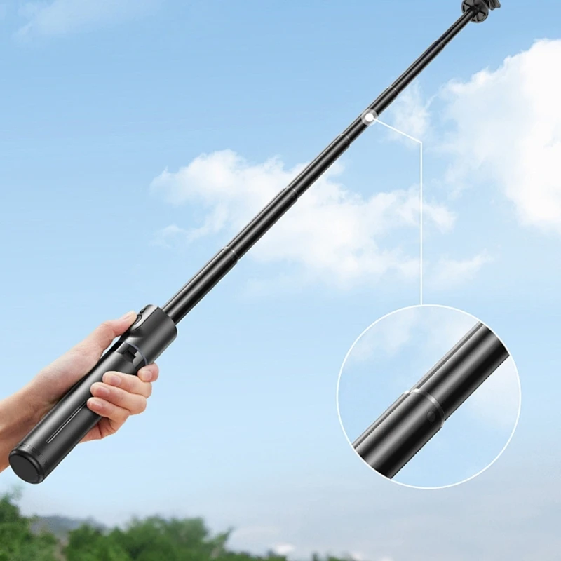 L4MD Excorable Aluminium Selfie Monopod für Actionkamera Handheld -Teleskopen – Detail 6