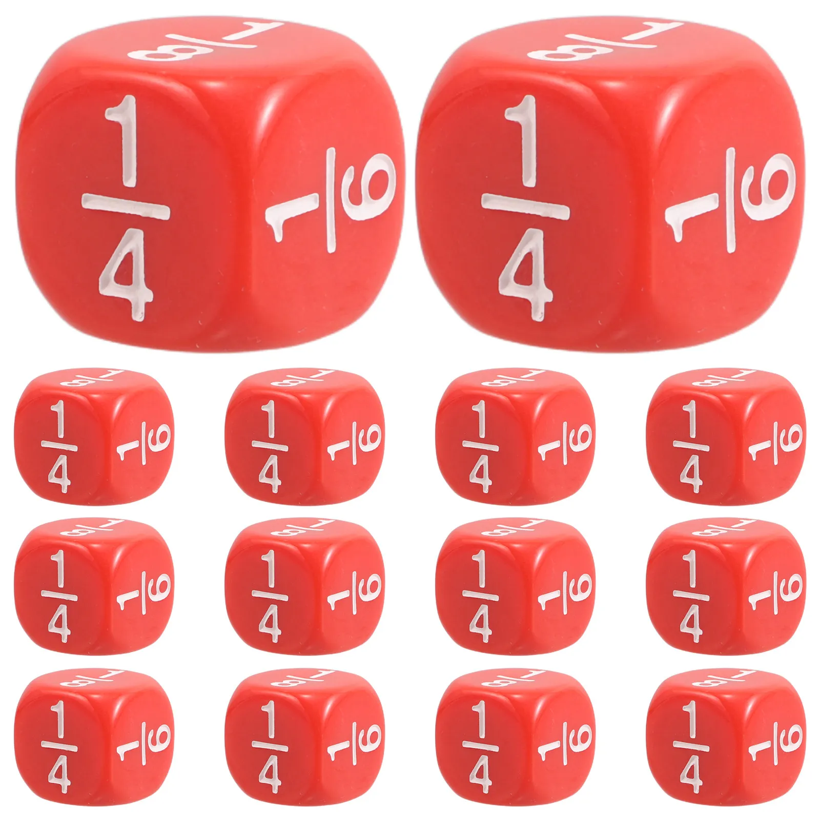 20Pcs Rounded Fraction Multi Sided Teaching Supplies Kids Learning Tools Classroom Education Math Shape Blocks
