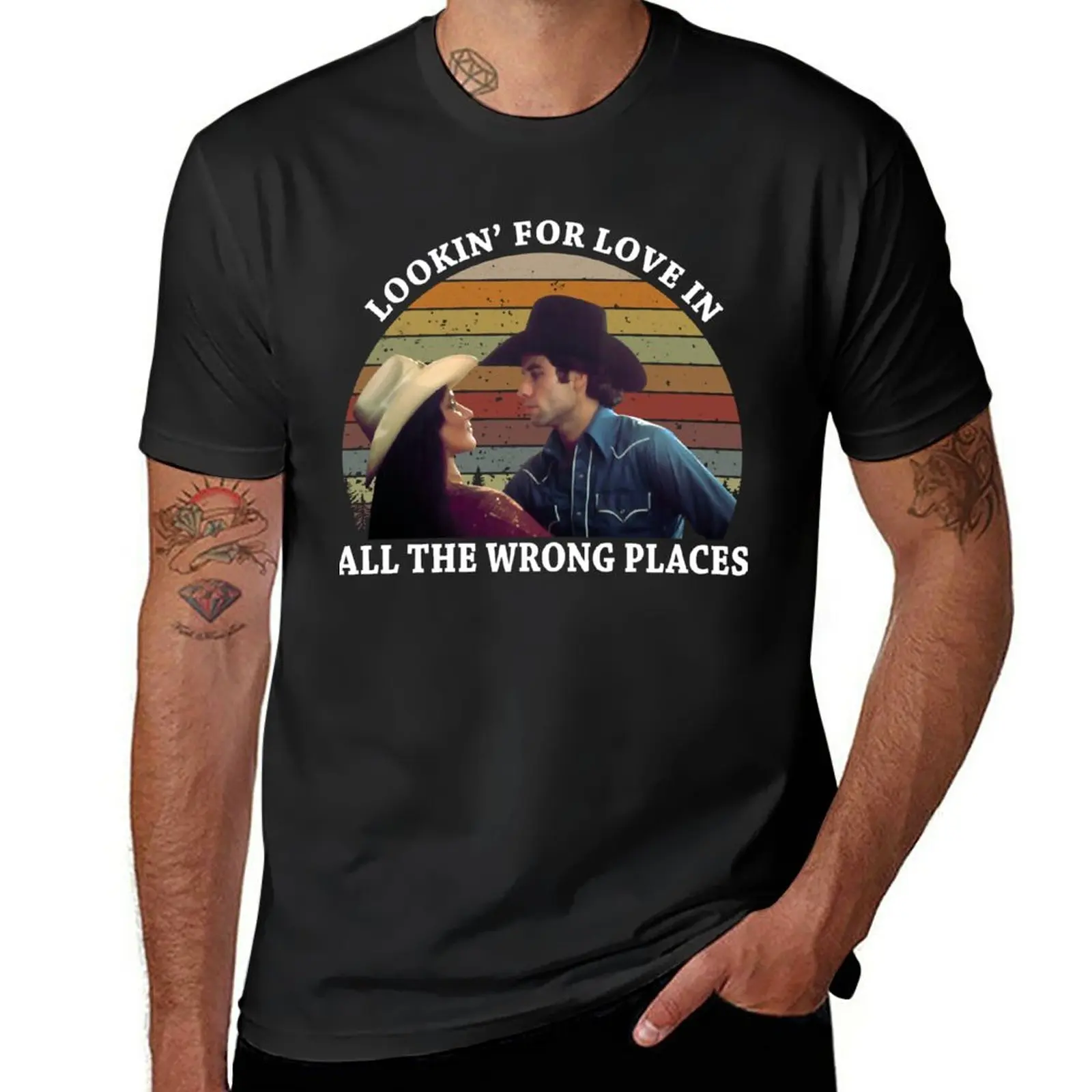 

New Men Women Romantic Urban Cowboy Western Movie Graphic For Fan T-Shirt sports fan t-shirts tees tshirts for men