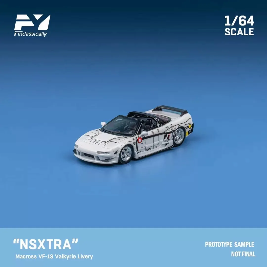 FY 1:64 Honda NSX TRA Trailer Camping versión coche en miniatura de aleación