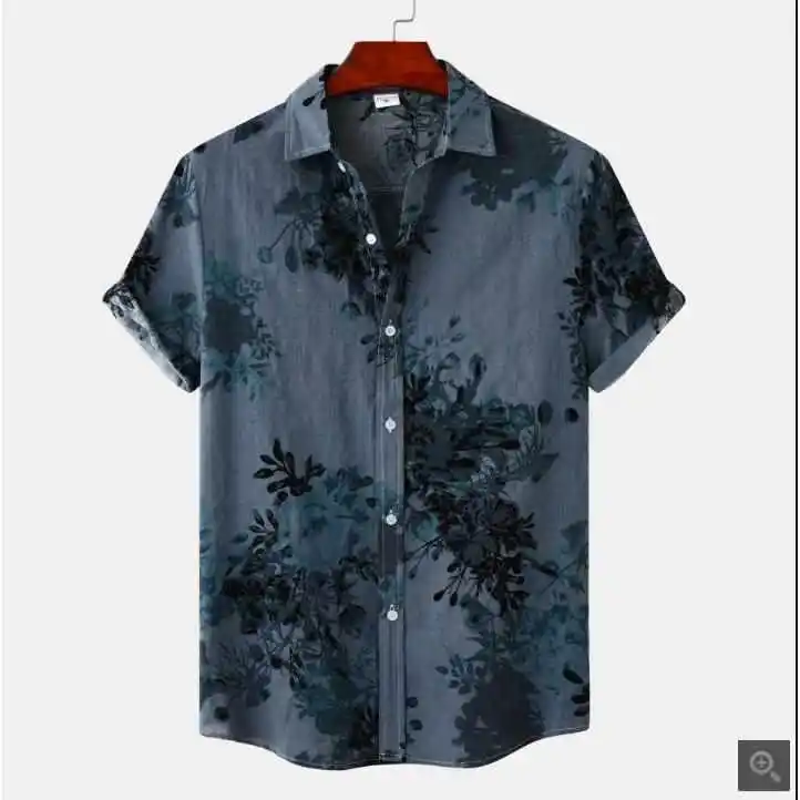 

Men's Summer irt Hawaiian T-irt Loose Fit Sun Protection Cotton Long Sve Ice Sensation Travel Casual irt for ly