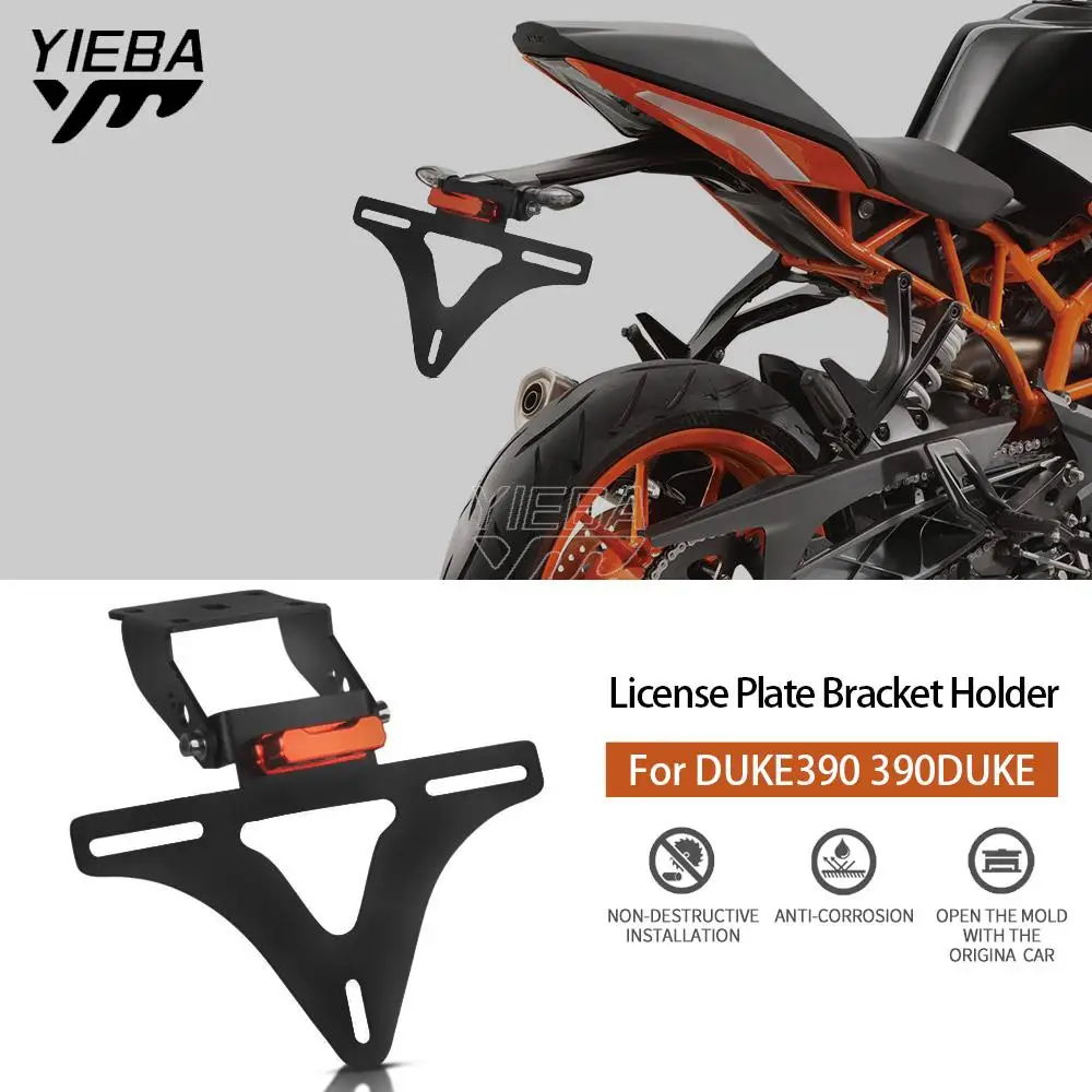 

License Plate Bracket Holder Fender Eliminator Tail Tidy FOR DUKE390 390DUKE 2017 2018 2019 License Plate Bracket Holder